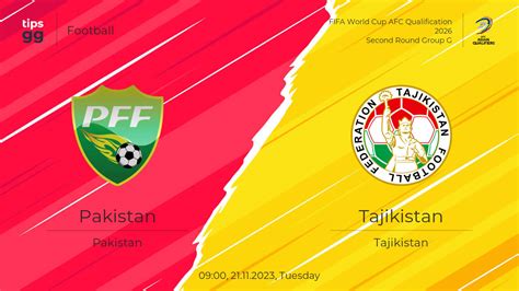 pakistan vs tajikistan football